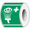 Signalisation ISO - Equipement de rinçage des yeux, E011, Polyester laminé, 100x100mm, 0